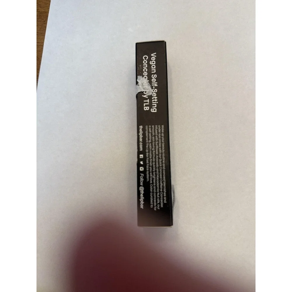 TLB The Lip Bar Quick Conceal Caffeine Concealer‎ Cinnamon 4:00 0.35 oz Vegan